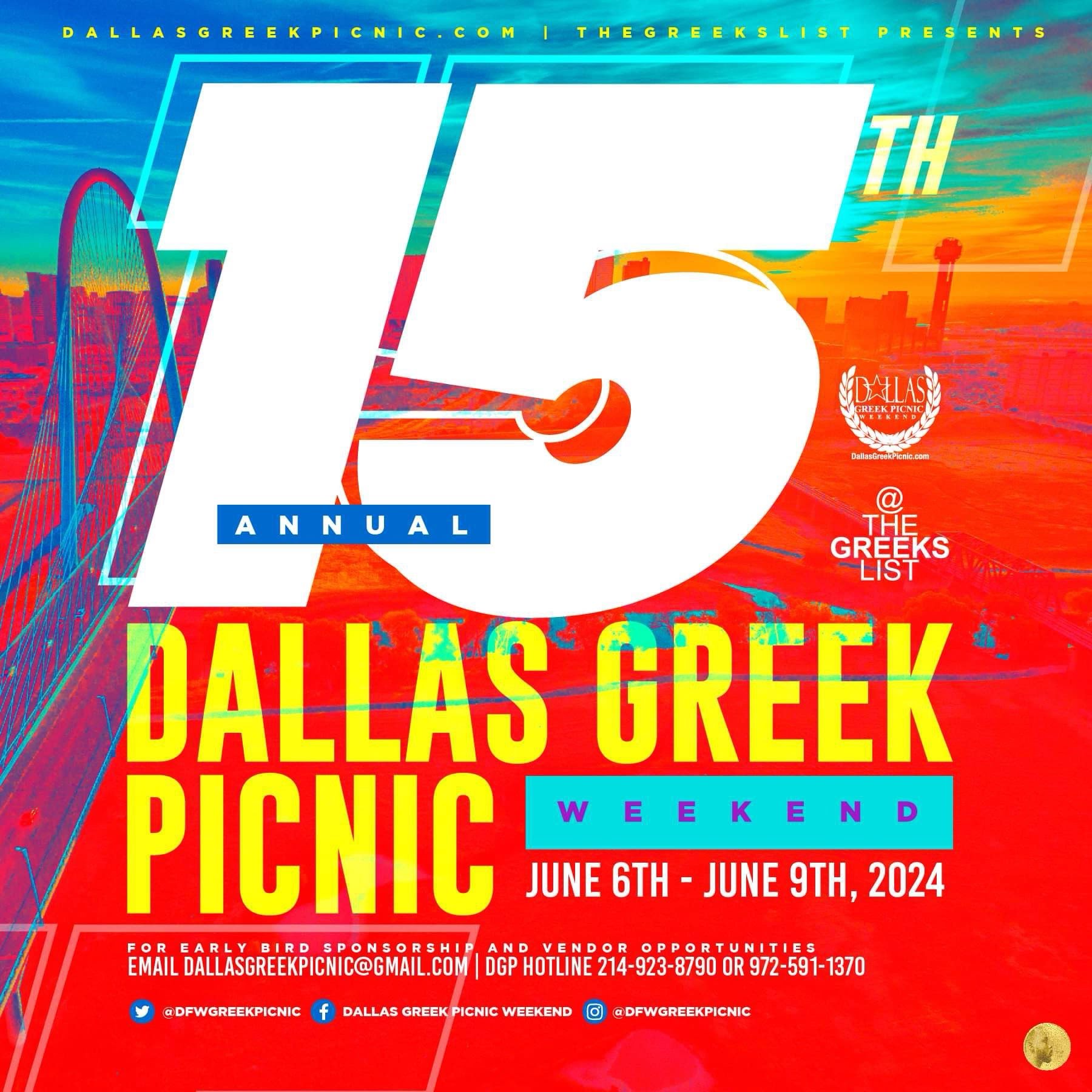 15 TH Annual Dallas Greek Picnic 2024 2024 Dallas Greek Picnic